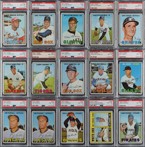 Lot #8109  1967 Topps HIGH Grade Collection of (150+) with (32) PSA Graded - Image 2