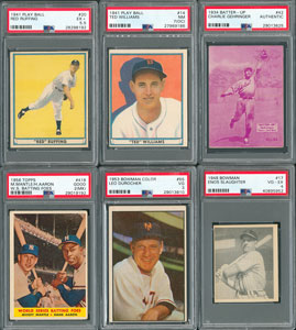 Lot #8022  1910s-1960s Multi-Sport and Non-Sport Collection with Graded Cards (Over 500 total cards!)