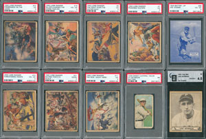 Lot #8022  1910s-1960s Multi-Sport and Non-Sport Collection with Graded Cards (Over 500 total cards!) - Image 6