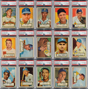 Lot #8182  1952 Topps Autographed Partial Set of (308) Cards with (22) High Numbers - Image 2