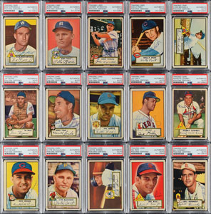 Lot #8182  1952 Topps Autographed Partial Set of (308) Cards with (22) High Numbers - Image 3