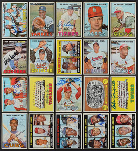 Lot #8189  1967 Topps Autographed Partial Set (510/609) with (600) Signatures! - Image 3