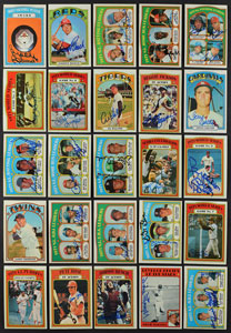 Lot #8190  1972 Topps Autographed Partial Set (725/787) with Approximately (825) Signatures - Image 2