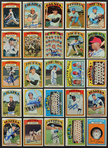 Lot #8190  1972 Topps Autographed Partial Set (725/787) with Approximately (825) Signatures - Image 3