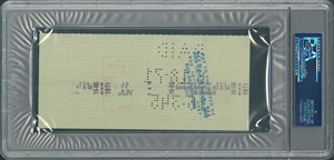 Lot #8520 Bruce Lee 1971 Signed Personal Check - PSA/DNA GEM MINT 10 - Image 2
