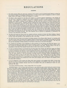 Lot #9046 Yogi Berra 1949 New York Yankees Signed Player Contract - Image 4
