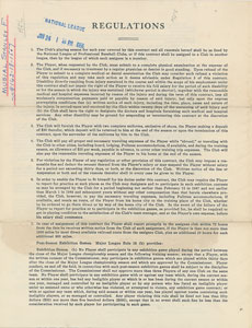 Lot #9064 Stan Musial 1956 St. Louis Cardinals Signed Player Contract - Image 4