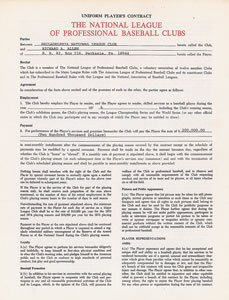 Lot #9109 Dick Allen 1976 Philadelphia Phillies Signed Player Contract - Image 2