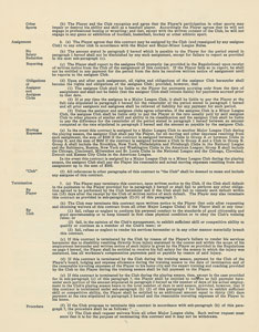 Lot #9065 Hank Aaron 1957 Milwaukee Braves Signed Player Contract (NL MVP Season) - Image 3