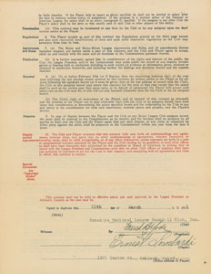 Lot #9015 Ernie Lombardi 1931 Brooklyn Robins Signed Player Contract (Rookie Season) - Image 1