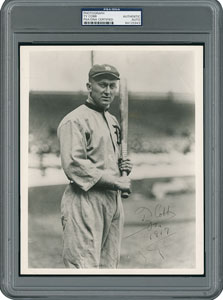 Lot #8373 Ty Cobb 1917 Signed Photograph - PSA/DNA - Image 1