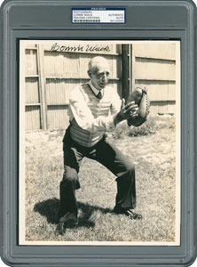 Lot #8394 Connie Mack Signed Photograph - PSA/DNA - Image 1