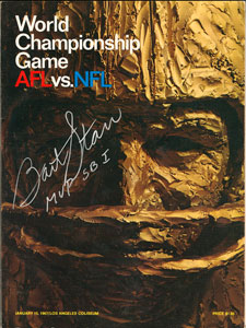 Lot #8468 Amazing Collection of Super Bowl Programs, Set of (35) Signed by the MVPs - Image 1
