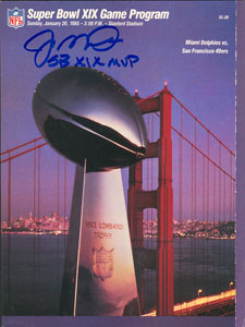 Lot #8468 Amazing Collection of Super Bowl Programs, Set of (35) Signed by the MVPs - Image 3