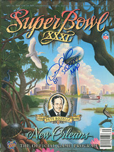 Lot #8468 Amazing Collection of Super Bowl Programs, Set of (35) Signed by the MVPs - Image 7