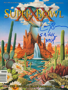 Lot #8468 Amazing Collection of Super Bowl Programs, Set of (35) Signed by the MVPs - Image 8