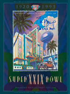 Lot #8468 Amazing Collection of Super Bowl Programs, Set of (35) Signed by the MVPs - Image 9