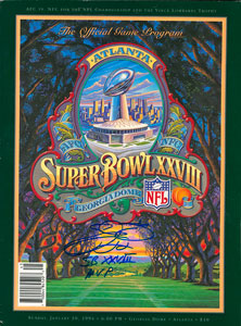 Lot #8468 Amazing Collection of Super Bowl Programs, Set of (35) Signed by the MVPs - Image 10