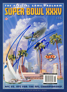 Lot #8468 Amazing Collection of Super Bowl Programs, Set of (35) Signed by the MVPs - Image 14