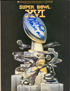 Lot #8468 Amazing Collection of Super Bowl Programs, Set of (35) Signed by the MVPs - Image 19