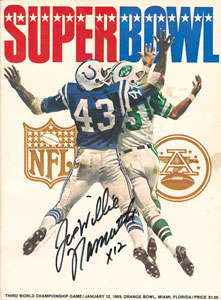 Lot #8468 Amazing Collection of Super Bowl Programs, Set of (35) Signed by the MVPs - Image 23