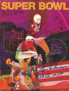 Lot #8468 Amazing Collection of Super Bowl Programs, Set of (35) Signed by the MVPs - Image 33