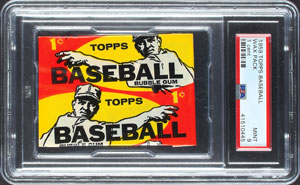 Lot #8196  1959 Topps 1 cent Wax Pack - PSA MINT 9 - Image 1