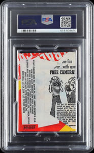 Lot #8211  1970 Topps Baseball Wax Pack - PSA MINT 9 - Image 2