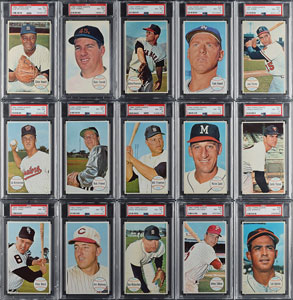 Lot #8095  1964 Topps Giants PSA Graded Complete Set - All PSA NM-MT 8 - Image 3