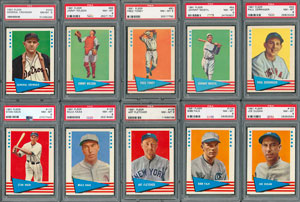 Lot #8085  1961-62 Fleer PSA Graded Collection of (24) with 10 Hall of Famers! - Image 3