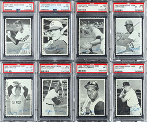 Lot #8126  1969 Topps Deckle Edge Hoard of 500+ Cards including (6) Complete Sets and (8) PSA Graded - Image 1