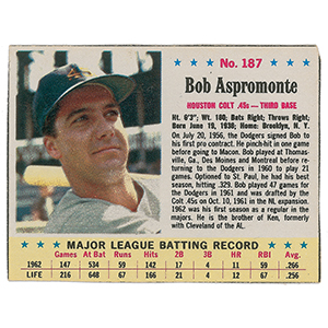 Lot #8087  1962-63 Jello Baseball Collection with Three Mantle's and Five Full Box Backs (160 cards) - Image 5