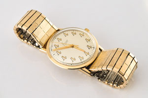 Lot #8448  Unique 1950s Hamilton Watch Custom Made for Ralph Kiner - Image 1
