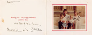 Lot #166  Princess Diana and Prince Charles