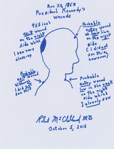 Lot #208  Kennedy Assassination: Dr. Robert McClelland - Image 1