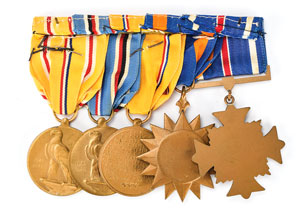 Lot #264  Battle of Midway: Medals and Documents Belonging to Capt. Benjamin Tappan, Jr., USN, Awarded the Distinguished Flying Cross for Actions at Midway - Image 7