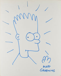 Lot #758 Matt Groening - Image 1