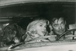 Lot #693 Marilyn Monroe and Clark Gable by Eve Arnold - Image 1