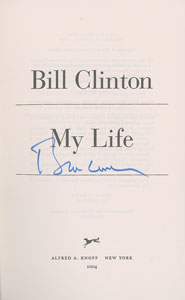 Lot #92 Bill Clinton