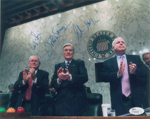 Lot #219 John McCain and Senators - Image 1