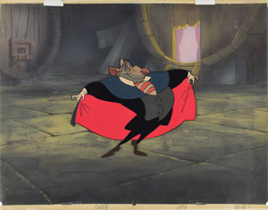 Lot #928 Professor Ratigan production set-up from The Great Mouse Detective - Image 1