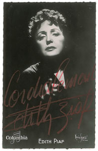 Lot #573 Edith Piaf - Image 1