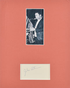 Lot #530 John Coltrane
