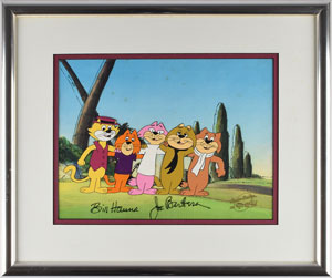 Lot #996 Bill Hanna and Joe Barbera signed production cel from Top Cat and the Beverly Hills Cats - Image 1