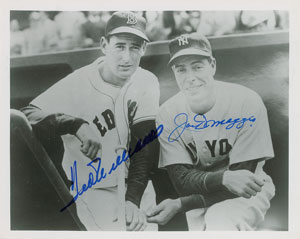 Lot #851 Ted Williams and Joe DiMaggio