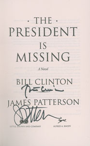 Lot #94 Bill Clinton and James Patterson - Image 1