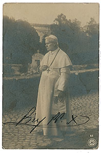 Lot #149  Pope Pius X - Image 1