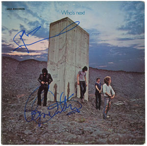 Lot #792 The Who: Daltrey and Townshend