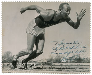 Lot #814 Jesse Owens - Image 1