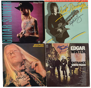 Lot #624 Johnny and Edgar Winter and Rick